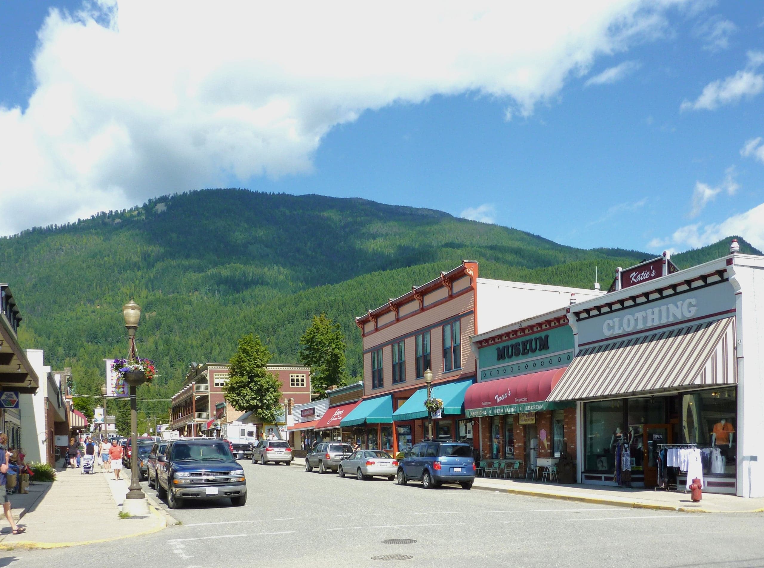 Kaslo's downtown, 2011