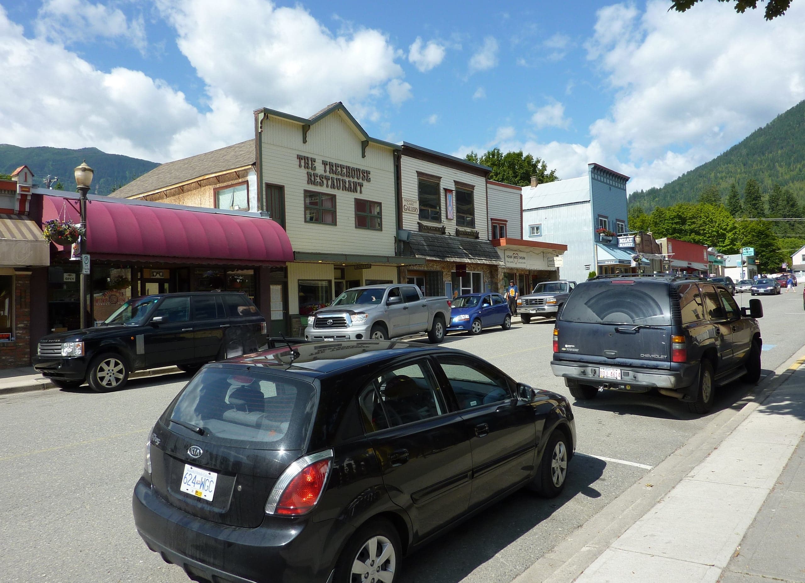Kaslo's downtown, 2011