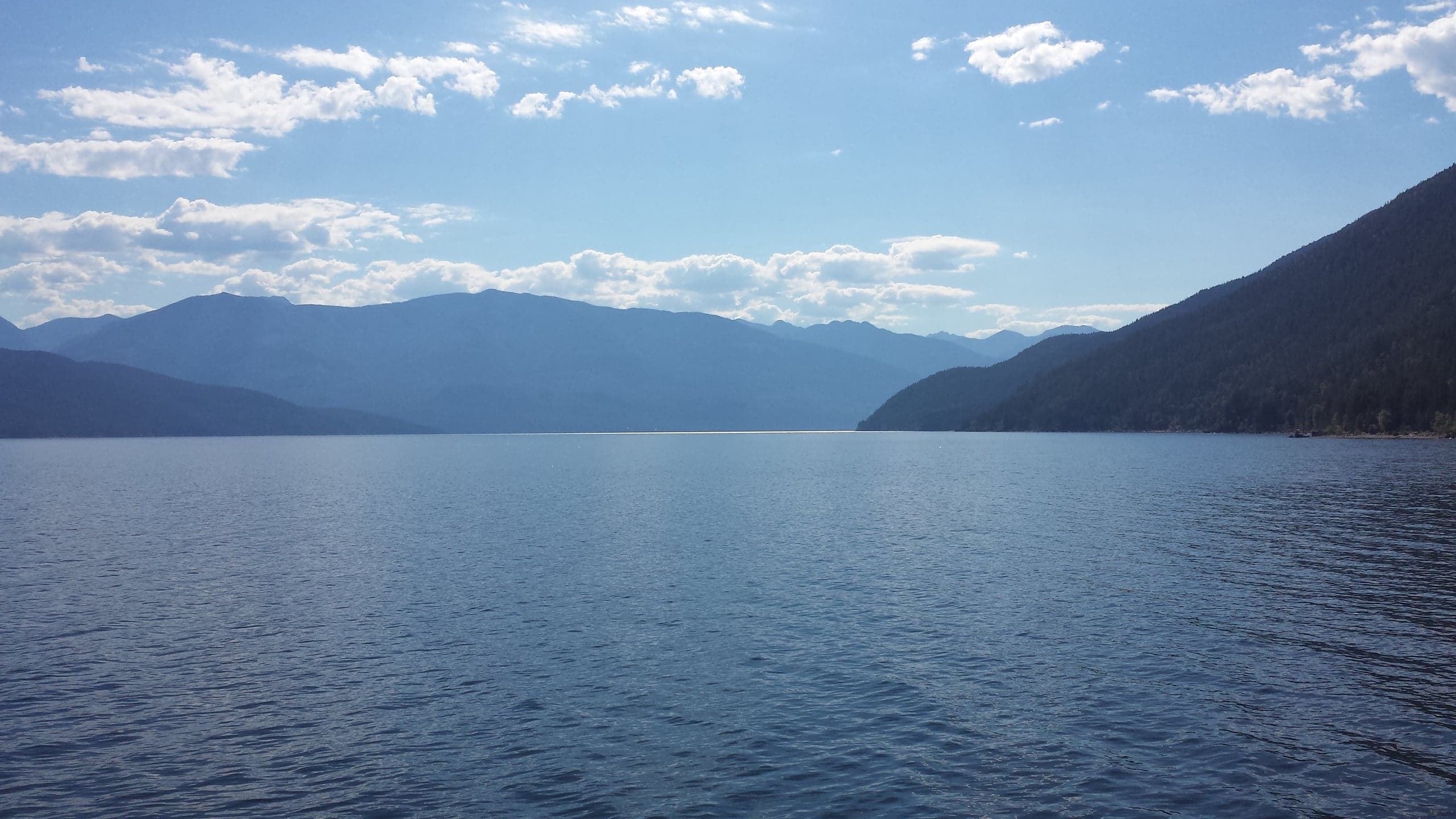 Kootenay Lake with Old Tom Mountain